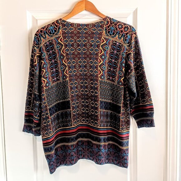 Joseph A Multicolor Cardigan Sweater - Picture 2 of 5